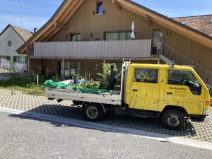 Schäppi Gartenbau im Einsatz